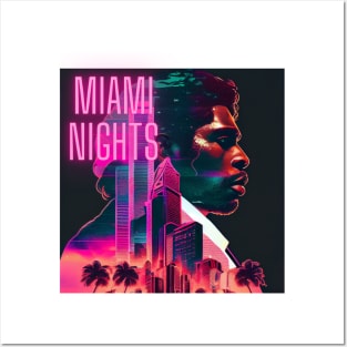 Miami Nights Posters and Art